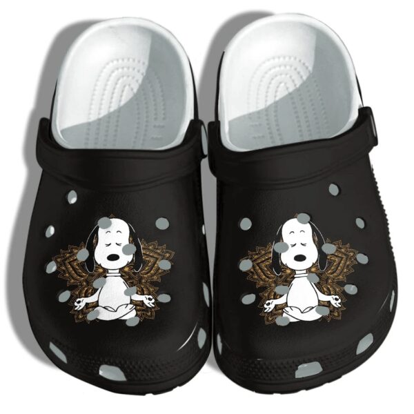 Peace Dog Yoga Funny Shoes Crocs Clog For Men Women  Be Kind Dog Clog Gifts Mothers Day